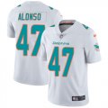 Wholesale Cheap Nike Dolphins #47 Kiko Alonso White Men's Stitched NFL Vapor Untouchable Limited Jersey