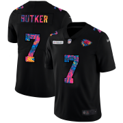 Cheap Kansas City Chiefs #7 Harrison Butker Men's Nike Multi-Color Black 2020 NFL Crucial Catch Vapor Untouchable Limited Jersey