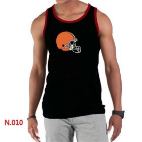 Wholesale Cheap Men\'s Nike NFL Cleveland Browns Sideline Legend Authentic Logo Tank Top Black