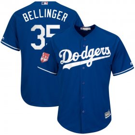 Wholesale Cheap Dodgers #35 Cody Bellinger Royal 2019 Spring Training Cool Base Stitched MLB Jersey
