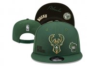Wholesale Cheap Milwaukee Bucks Stitched Snapback Hats 0028
