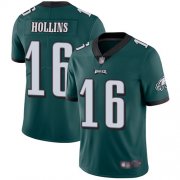 Wholesale Cheap Nike Eagles #16 Mack Hollins Midnight Green Team Color Men's Stitched NFL Vapor Untouchable Limited Jersey