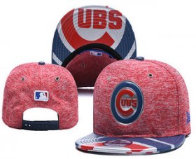 Wholesale Cheap MLB Chicago Cubs Snapback Ajustable Cap Hat YD 9