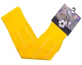 Wholesale Cheap Blank Soccer Football Sock Yellow
