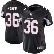 Wholesale Cheap Nike Cardinals #36 Budda Baker Black Alternate Women's Stitched NFL Vapor Untouchable Limited Jersey
