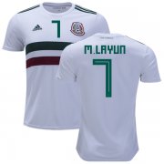 Wholesale Cheap Mexico #7 M.Layun Away Kid Soccer Country Jersey