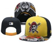 Wholesale Cheap Pittsburgh Pirates Snapback Ajustable Cap Hat YD