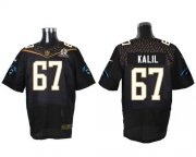 Wholesale Cheap Nike Panthers #67 Ryan Kalil Black 2016 Pro Bowl Men's Stitched NFL Elite Jersey