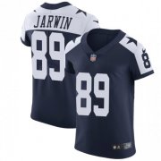 Wholesale Cheap Nike Cowboys #89 Blake Jarwin Navy Blue Thanksgiving Men's Stitched NFL Vapor Untouchable Throwback Elite Jersey