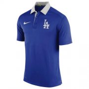 Wholesale Cheap Men's Los Angeles Dodgers Nike Royal Authentic Collection Dri-FIT Elite Polo