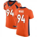 Wholesale Cheap Nike Broncos #94 DeMarcus Ware Orange Team Color Men's Stitched NFL Vapor Untouchable Elite Jersey