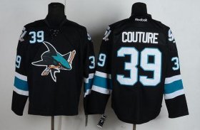 Wholesale Cheap Sharks #39 Logan Couture Black Stitched NHL Jersey