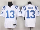 Wholesale Cheap Nike Colts #13 T.Y. Hilton White Men's Stitched NFL Elite Jersey