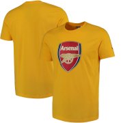 Wholesale Cheap Arsenal Puma Crest Fan T-Shirt Yellow