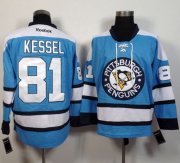 Wholesale Cheap Penguins #81 Phil Kessel Light Blue Alternate Stitched NHL Jersey