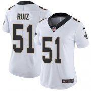 Wholesale Cheap Nike Saints #51 Cesar Ruiz White Women's Stitched NFL Vapor Untouchable Limited Jersey