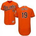 Wholesale Cheap Orioles #19 Chris Davis Orange Flexbase Authentic Collection Stitched MLB Jersey