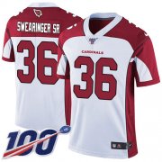 Wholesale Cheap Nike Cardinals #36 D.J. Swearinger Sr. White Men's Stitched NFL 100th Season Vapor Limited Jersey