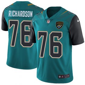 Wholesale Cheap Nike Jaguars #76 Will Richardson Teal Green Alternate Men\'s Stitched NFL Vapor Untouchable Limited Jersey