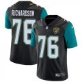 Wholesale Cheap Nike Jaguars #76 Will Richardson Black Team Color Men's Stitched NFL Vapor Untouchable Limited Jersey