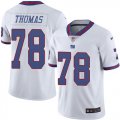 Wholesale Cheap Nike Giants #78 Andrew Thomas White Youth Stitched NFL Limited Rush Jersey
