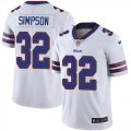Wholesale Cheap Nike Bills #32 O. J. Simpson White Men's Stitched NFL Vapor Untouchable Limited Jersey