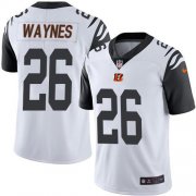 Wholesale Cheap Nike Bengals #26 Trae Waynes White Men's Stitched NFL Limited Rush Jersey