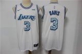 Wholesale Cheap Men's Los Angeles Lakers #3 Anthony Davis White NEW 2021 Nike Wish City Edition Stitched Jersey