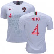 Wholesale Cheap Portugal #4 Neto Away Soccer Country Jersey