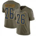 Wholesale Cheap Nike Chargers #26 Casey Hayward Olive Men's Stitched NFL Limited 2017 Salute to Service Jersey