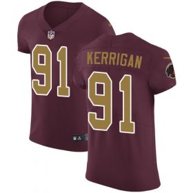 Wholesale Cheap Nike Redskins #91 Ryan Kerrigan Burgundy Red Alternate Men\'s Stitched NFL Vapor Untouchable Elite Jersey