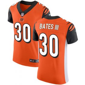 Wholesale Cheap Nike Bengals #30 Jessie Bates III Orange Alternate Men\'s Stitched NFL Vapor Untouchable Elite Jersey