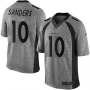Wholesale Cheap Nike Broncos #10 Emmanuel Sanders Gray Men's Stitched NFL Limited Gridiron Gray Jersey