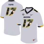 Wholesale Cheap Missouri Tigers 17 Richaud Floyd White Nike Fashion College Football Jersey