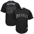 Wholesale Cheap Los Angeles Angels Majestic 2019 Players' Weekend Cool Base Roster Custom Jersey Black
