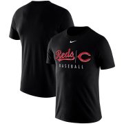 Wholesale Cheap Cincinnati Reds Nike MLB Practice T-Shirt Black