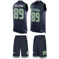 Wholesale Cheap Nike Seahawks #89 Doug Baldwin Steel Blue Team Color Men's Stitched NFL Limited Tank Top Suit Jersey