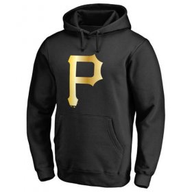 Wholesale Cheap Pittsburgh Pirates Gold Collection Pullover Hoodie Black