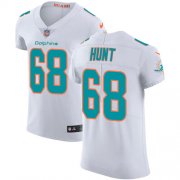 Wholesale Cheap Nike Dolphins #68 Robert Hunt White Men's Stitched NFL New Elite Jersey