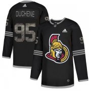 Wholesale Cheap Adidas Senators #95 Matt Duchene Black Authentic Classic Stitched NHL Jersey