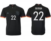 Wholesale Cheap Men 2021 Europe Germany away AAA version 22 soccer jerseys