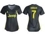 Wholesale Cheap Women's Juventus #7 Ronaldo Third Soccer Club Jersey