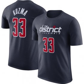 Cheap Men\'s Washington Wizards #33 Kyle Kuzma Navy 2022-23 Statement Edition Name & Number T-Shirt