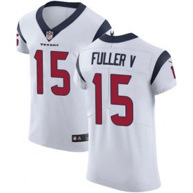 Wholesale Cheap Nike Texans #15 Will Fuller V White Men\'s Stitched NFL Vapor Untouchable Elite Jersey