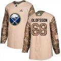 Wholesale Cheap Adidas Sabres #68 Victor Olofsson Camo Authentic 2017 Veterans Day Stitched NHL Jersey