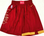 Wholesale Cheap Men's Houston Rockets Red 2021 Nike City Edition Swingman Stitched NBA Shorts