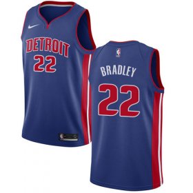 Wholesale Cheap Nike Pistons #22 Avery Bradley Blue NBA Swingman Icon Edition Jersey