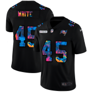 Cheap Tampa Bay Buccaneers #45 Devin White Men's Nike Multi-Color Black 2020 NFL Crucial Catch Vapor Untouchable Limited Jersey