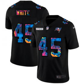 Cheap Tampa Bay Buccaneers #45 Devin White Men\'s Nike Multi-Color Black 2020 NFL Crucial Catch Vapor Untouchable Limited Jersey