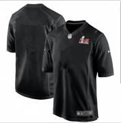 Wholesale Cheap Men's Los Angeles Rams Blank 2022 Black Super Bowl LVI Game Stitched Jersey